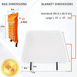 ▶ Manta ignífuga Supa Ant: manta supresora y cubierta de seguridad contra incendios de emergencia para cocina, chimenea, camping. Manta ignífuga de fibra de vidrio para emergencias y supervivencia. Paquete de 2 (99 x 99 cm).