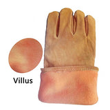 ▶Guantes de Soldador de Cuero Anti-Heat Guantes de Seguridad for soldar Guantes de protección de Metal for soldar Resistente al Calor