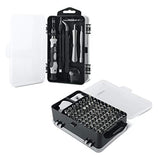 Redlemon Juego de Herramientas de Precisión (117 piezas) con Puntas Magnéticas y Extensión Flexible. Para Reparación de Celulares, PC, etc. Desarmador Philips, Torx, Pentalobe, Triwing, Allen y más