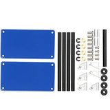 ▶ Carro de herramientas, carro de almacenamiento de herramientas de 2 niveles, taller móvil, reparación de garaje, accesorios RC para 1/8 1/10 1/12 1/16 modelo a escala de gran tamaño(Azul)