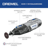 ▶ DREMEL  8220-1/28 Herramienta rotativa con 1 aditamento y 28 accesorios