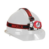 MIKELS lampara tipo minero con leds incluye 3 pilas aaa