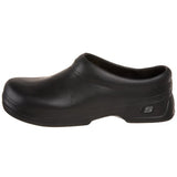 Skechers, Mocasines sin Cordones para Hombre, Oswald - Balder 76778, Negro, 26 Ancho Medio
