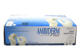 ▶ GUANTE LATEX PLUS BLANCO AMBIDERM GRANDE 100PZ. Appcrom