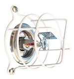 ▶ Protector de cabeza para aspersor de incendios (10 unidades), color blanco para cabezal de aspersor de 1/2 y 3/4 pulgadas para proteger el montaje empotrado y la pared lateral y semiempotrable