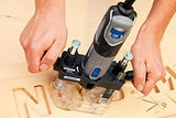 ▶ DREMEL 4300 - Rotativa con 5 aditamentos y 40 Accesorios, Aditamento de Base para Fresar, 335-01