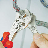 ▶ KNIPEX  Mini Tenaza Llave para Tuercas y Tenaza en Una Sola Herramienta Cromado Recubiertos de Plástico, 125 mm