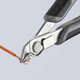 ▶ KNIPEX Tools - Supercuchillos electrónicos, acero INOX, ESD, 5 pulgadas con receptor de plomo