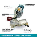 ▶ MAKITA Sierra circular de corte  compuesta de 10"