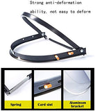 ▶ Careta de protección de Seguridad Industrial  - PVC Material de Obra para la Industria del Sombrero del Casco - Protección Laboral Soporte de Aluminio Protector Protector de la Cara