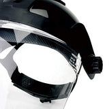 Sellstrom QTX DP4 Series estándar, parte superior negra, protector facial (varias opciones de estilo), Ventana transparente, Negro