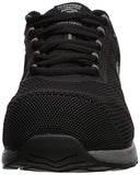 Skechers Bulkin - Zapato industrial para hombre, Negro, 9 US