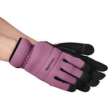 ▶ Guantes jardinería trabajo  para mujer, guantes de jardinería, morados, talla M