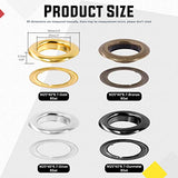 💢  Hilitchi Juego de ojales gruesos con ojales de metal (kit surtido, 25 mm)