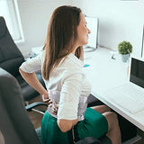 ▶ Cinturón de protección Lumbar para hombres y mujeres (gris-l Talla)