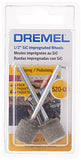 ▶ DREMEL - Punta Pulidora con Compuesto, color Plata/Gris