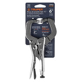 Truper PPC-6R, Pinza de presión tipo "C" de 6", con mordaza autoajustable