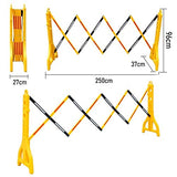 ▶ Puerta De Seguridad Plegable, Valla De Tráfico En Expansión, Barricada De Plástico Industrial, Control De La Multitud, Adecuado para Hospitales, Depósitos, Garajes