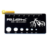 ▶ Medidor de tamaño de tuerca de tornillo métrico, especialmente diseñado para medir tornillos/pernos de bicicleta