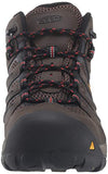 ▶ KEEN Utility Lansing Botas de trabajo impermeables con puntera de acero de altura media para hombre, marrón (Cascade Brown/Brindle), 12 US