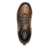 ▶   NORTIV 8 Botas de trabajo impermeables con puntera de acero para hombre, marrón / litchi, 10.5 US