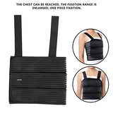 ▶ Cinturón de protección Lumbar , Corsé de Pecho, Protector de Pecho, Cinturón de Soporte Lumbar, Cinturón de Fractura de Costilla Ajustable para Hombres Y Mujeres