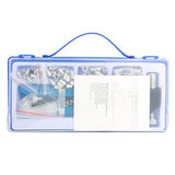 ▶ Juego de 86 tuercas de remache ciego resistente, herramienta de remache, pistola de tuerca de remache,, herramienta de inserción roscada de pistola de remache, herramientas de remachado con 80 tuercas de remache métricas surti