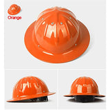 ▶ Cascos de Seguridad Industrial Rígido de Aluminio,Protección de la Cabeza,Resistencia al Impacto Casco de Construcción/Orange / 1 PCS
