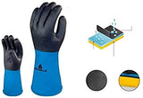 ▶ Guantes resistentes a los productos químicos  Resistente al desgaste de baja temperatura Frío Protección Producción impermeable Killing Guantes pescado Trabajo Seguro anti-química del espesamiento del invierno de caucho nitrilo