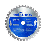 ▶ Evolution Power Tools - Hoja de sierra de corte, acero inoxidable