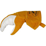 ▶Guantes de soldador y fundición, color dorado, M