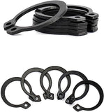 ▶ELEGAM Alicates for anillos de seguridad, anillos de seguridad, 10 piezas de anillos de retención externos con clips en C de 40-48 mm, anillo de retención externo a presión con clip de acero de aleación de 6