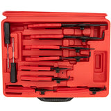 ▶ Juego de alicates de anillo a presión, (11 piezas) de 0.38 a 0.9 pulgadas para automóviles, cortacésped y equipo de granja, herramientas de extracción de anillo de retención y clip de círculos,