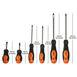 ▶ Juego de 6 Desarmadores con Punta Magnética herramienta Phillips y Flathead Destornillador Juego de Destornilladores con Cómoda Manija Antideslizante, SW-813601002