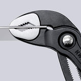 ▶ KNIPEX Cobra Tenaza para Bombas de Agua Hightech con Fundas Esbeltas en Dos Componentes, Cromado, 250 mm