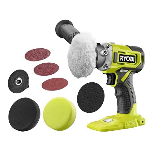 Pulidora Lijadora/de detalles inalámbrica RYOBI ONE+ de 18 V y 3 pulgadas con velocidad variable (solo herramienta)