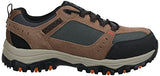 Skechers Greetah - Zapato de construcción para Hombre, Marrón/Negro, 10