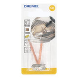 ▶ DREMEL - Cepillos de acero inoxidable 530-02 (paquete de 2), 1,9 cm de diámetro, amarillo