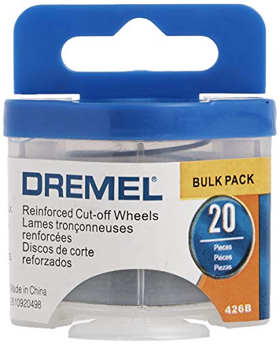 Dremel- Ruedas de corte para herramientas giratorias reforzadas (20 unidades, 1-1/4 pulgadas)