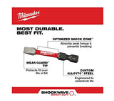 ▶ MILWAUKEE Juego de brocas de aleación de acero y destornillador de impacto (120 piezas)