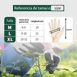 ▶ Guantes Anticorte Nivel 5 de Protección, Guantes resistentes a los cortes, industriales, antipinchazos, protección de manos para jardinería, M, Verde