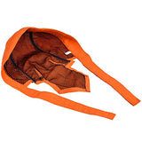 ▶Capucha para soldar, naranja Tapa ignífuga lavable con cuello Hombro Drapeado Equipo de protección para soldar Sombrero Tipo pañuelo