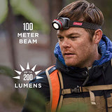 Coleman 200 lúmenes LED faro con BatteryGuard