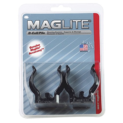 ▶ MAGLITE  Soportes de montaje para linternas Mag de celda D de Mag-Lite