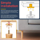 💢  Hilitchi Brad Hole Tuerca en T de acero al carbono con tornillos (M10-64 piezas)