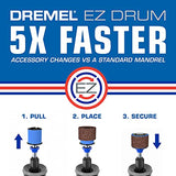 ▶ DREMEL - Kit para Lijar y Esmerilar Ez Lock, 18 Piezas