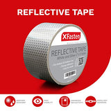 XFasten Reflective Tape, White and Silver, 2 Inches by 5 Yards (5,08 cm x 68,58m) by XFasten