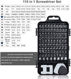 115 en 1 Precision Screwdriver Set Desarmadores Precision Desarmador Desarmadores Para Celulares Juego de Destornilladores Kit Conductor Magnético Bits Mini Set Con Múltiples Funciones Precisión Herramientas Profesional Para Teléfono Móvil Tableta PC Mac