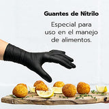▶  Guantes de Nitrilo Parrilleros - 15 Pares de Guantes para el Asador de Alto Rendimiento - Ideal para Cocinar y Usar en la Parrilla - Pack de 5 Paquetes de 3 Pares de Guantes c/u