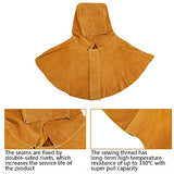 ▶ Capucha soldador, máscara de soldadura súper capacidad de tracción anti-llama con tamaño libre para soldar herrería